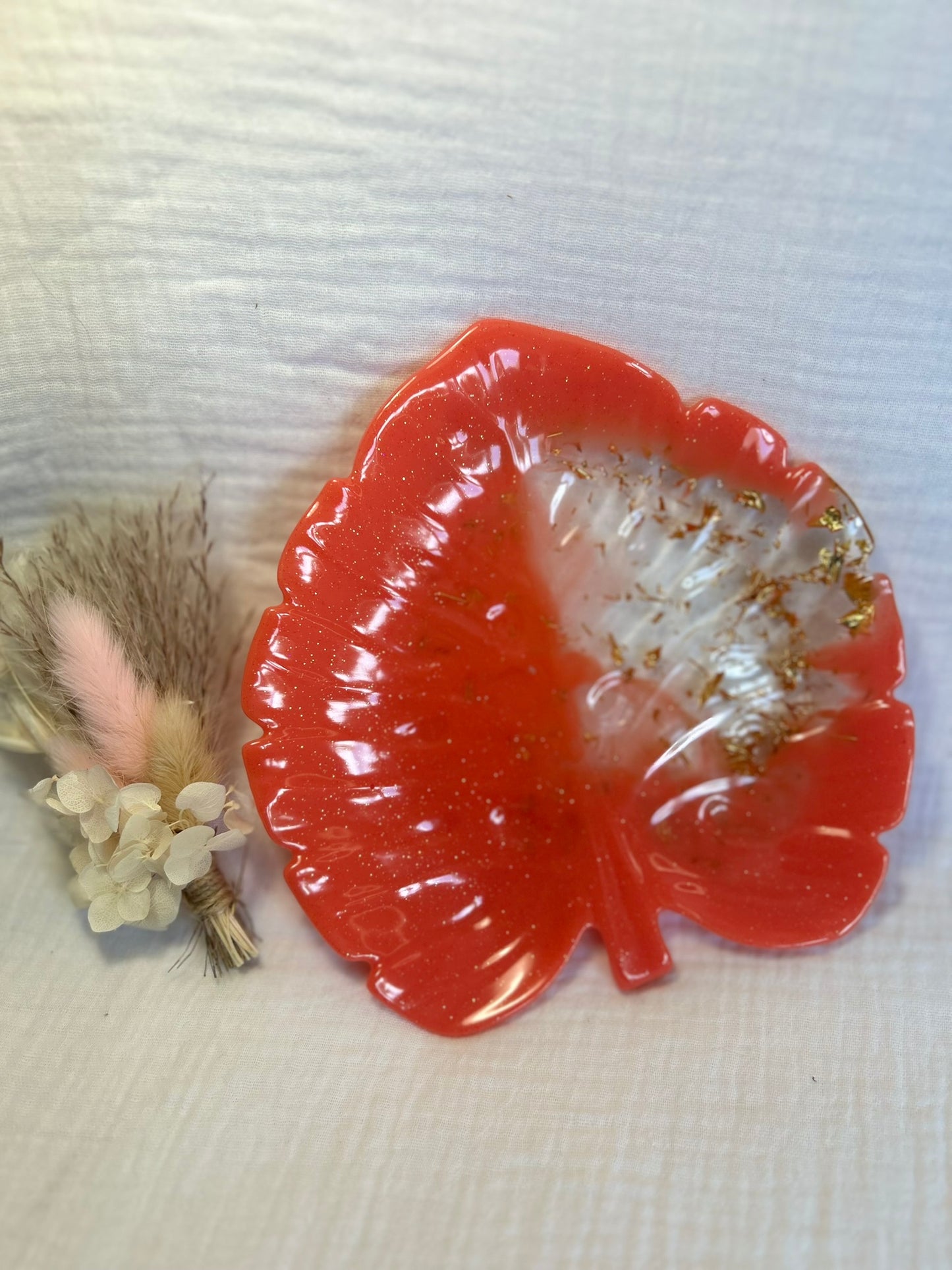 Vide poche Feuille plate